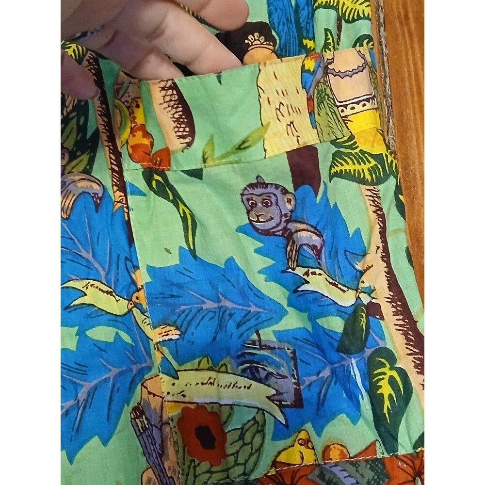 Craftluxe Kimono Robe Frida Kahlo Tropical Print 100% Cotton NWOT - Picture 10 of 16